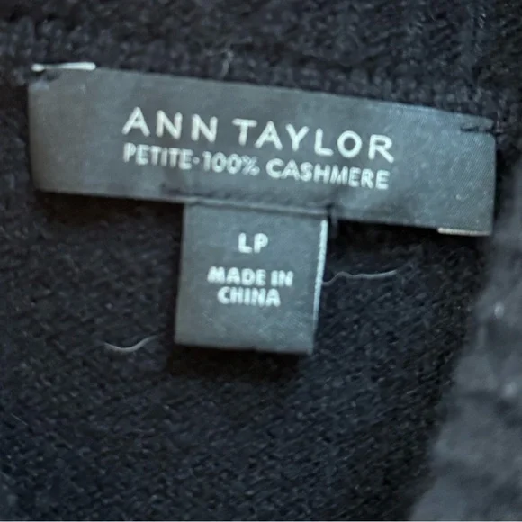 🖤 Ann Taylor 100% Cashmere Sweater Dress – Size Large Petite (LP) - Picture 3 of 3